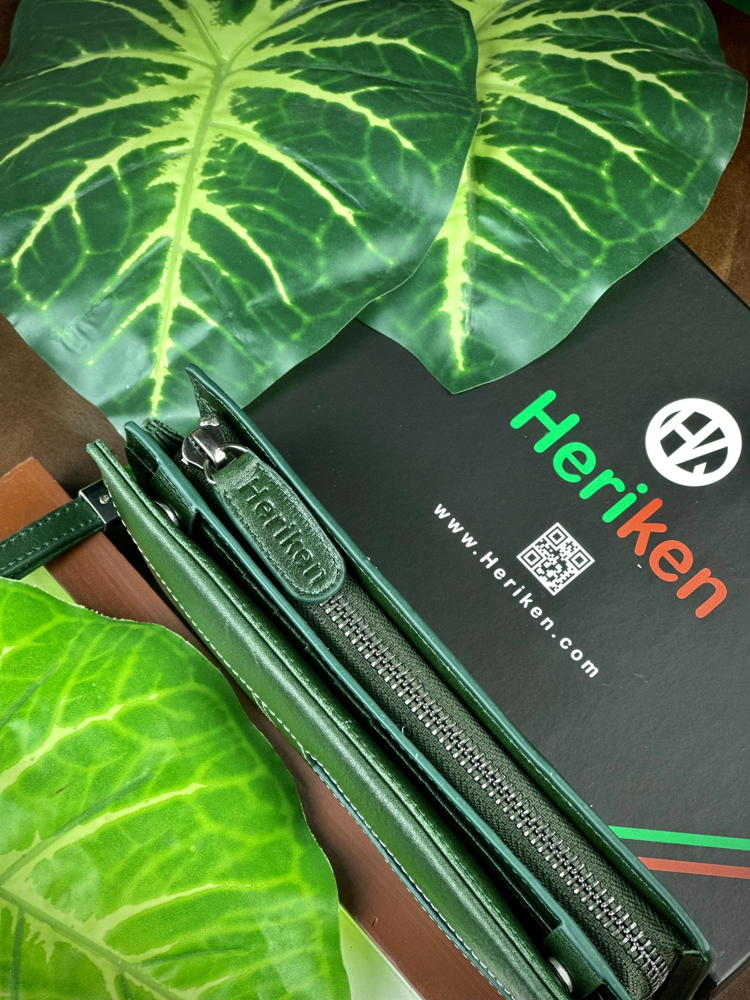 Genuine Leather Stylish Long Wallet